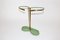 Green Lacquer, Brass & Aluminum Umbrella Stand, 1950s, Image 3