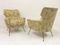 Italian Armchairs on Brass Legs, 1950s, Set of 2 7