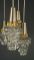 Lámpara colgante brutalista grande, años 70, Imagen 9
