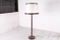 Large Leather Floor Lamp, 1980s, Image 1