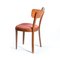 Chairs in Wooden Veneer, 1950s, Set of 4 3