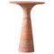 Travertino Rosso Marble Side Table 1