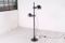 German Chrome & Wood Floor Lamp from Temde, 1960s, Image 1