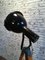 Vintage Industrial Enameled Tripod Reflector Lamp, 1950s, Image 7