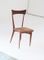 Italian Leather & Mahogany Dining Chairs by Ico Parisi for Paolo Longoni Cabiale, 1950s, Set of 6 7