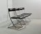Vintage Foldable Chairs by Marcello Cuneo for Mobel Italia, Set of 4, Image 4