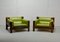 Imboya Wood Armchairs by Percival Lafer for L'atelier, 1970s, Set of 2 1