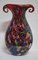 Vaso vintage in vetro di Murano multicolore dei Fratelli Toso, anni '70, Immagine 1