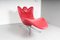Vintage Swiss Red DS-151 Chaise Lounge by Jane Worthington for de Sede, 1990s 7