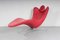 Vintage Swiss Red DS-151 Chaise Lounge by Jane Worthington for de Sede, 1990s 1
