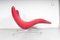 Vintage Swiss Red DS-151 Chaise Lounge by Jane Worthington for de Sede, 1990s, Image 17