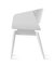 Sedia 4th Armchair Color bianca di Almost, Immagine 3