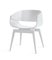 Sedia 4th Armchair Color bianca di Almost, Immagine 1