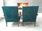 Art Deco Bentwood Seating Group in Blue Velvet by Jindřich Halabala, Image 5