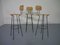 Rattan Bar Stools, 1960s, Set of 3, Image 7