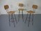 Rattan Bar Stools, 1960s, Set of 3, Image 2