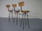 Rotatable Rattan Barstools, 1960s, Set of 3 3