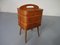 German Teak Sewing Box, 1950s 1