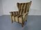 Wingback Chair & Ottoman, 1950s, Set of 2 13