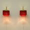 Silk Fringe and Brass V271 Wall Lamps by Hans-Agne Jacobsson, 1960s, Set of 2 2