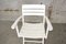 Vintage Folding Garden Chairs in White Lacquered Wood from Herlag, Set of 2, Image 12