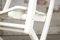 Chaises de Jardin Vintage Pliantes en Bois Laqué Blanc d’Herlag, Set de 2 7
