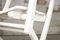 Vintage Folding Garden Chairs in White Lacquered Wood from Herlag, Set of 2 7