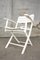 Vintage Folding Garden Chairs in White Lacquered Wood from Herlag, Set of 2 8