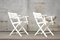 Klappbare Vintage Gartenstühle aus Weiß Lackiertem Holz von Herlag, 2er Set 2