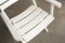 Klappbare Vintage Gartenstühle aus Weiß Lackiertem Holz von Herlag, 2er Set 10