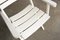 Vintage Folding Garden Chairs in White Lacquered Wood from Herlag, Set of 2 10