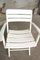Vintage Folding Garden Chairs in White Lacquered Wood from Herlag, Set of 2 14