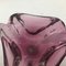 Italienischer Murano Glas Aschenbecher in Violett, 1970er 6