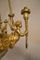 Antiker Kronleuchter aus Vergoldeter Bronze mit Engelchen im Louis XVI Stil 9