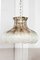 Lampada grande vintage a forma di fiore in vetro di Murano di Carlo Nason per Mazzega, Immagine 2