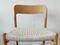 Mid-Century Danish 75 Dining Chairs by N.O. Møller, 1960s, Set of 6, Image 6