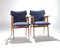 Mid-Century French Compass Armchairs by Roger Landault, 1950s 2