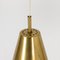 Brass Pendant Lamps by Hans Bergström for Ateljé Lyktan, 1950s, Set of 4, Image 5