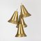 Brass Pendant Lamps by Hans Bergström for Ateljé Lyktan, 1950s, Set of 4 2