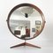 Large Teak Table Mirror by Östen & Uno Kristiansson for Luxus, 1960s 5