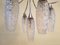 Vintage French Chrome and Glass Chandelier, 1970s 8