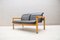 Grupo de asientos System Zwo vintage de cuero y madera de Flötotto, Imagen 7