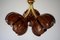 Ceiling Lamp with Poppies, 1900s, Image 2