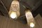 Mid-Century Large Glass Chandeliers, Set of 4 5