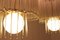 Lampadari Mid-Century in vetro, set di 4, Immagine 11