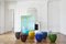 Dot Side Table or Stool in Middle East Blue by Reda Amalou 2