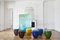 Dot Side Table or Stool in Middle East Blue by Reda Amalou, Image 2