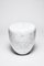 Dot Side Table or Stool in White Eggshell by Reda Amalou, Image 2