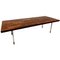 Mid-Century Scandinavian Rosewood and Chrome Coffee Table, 1960s 1
