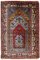Vintage Handmade Turkish Konya Prayer Rug, 1950s, Image 1